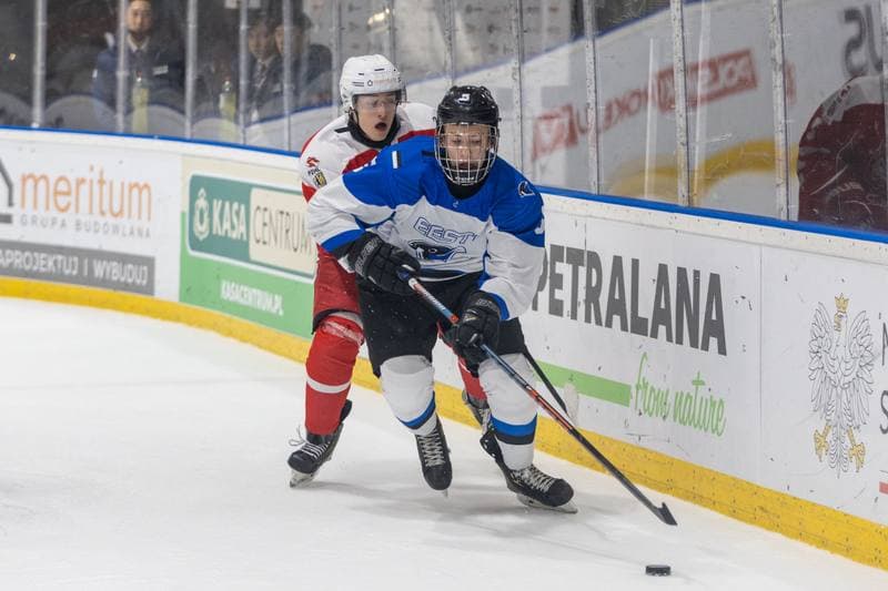Ice Hockey. U20 World Championship Division 1B. Poland - Estonia. 11.12.2022