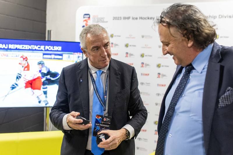Ice Hockey. U20 World Championship Division 1B. Press Conference. 12.12.2022