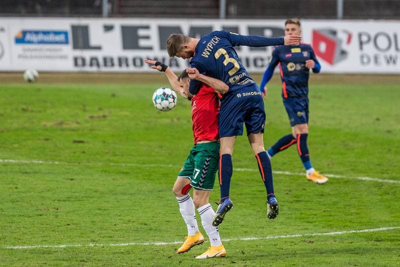 Football. Fortuna I Liga. Zaglebie Sosnowiec - Odra Opole. 13.03.2021