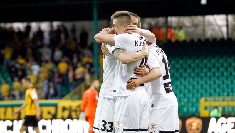 Football. I Liga. GKS Katowice - Zaglebie Lubin. 25.04.2015
