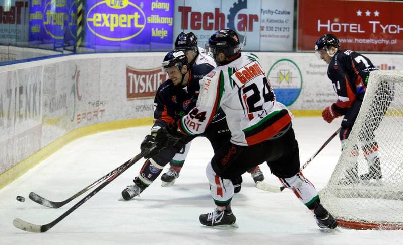 Ice Hockey. Polska Hokej Liga. GKS Tychy - Ciarko KH Sanok. 23.01.2015