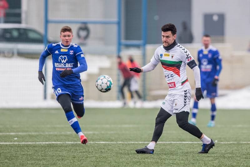 Football. Sparing. GKS Tychy - Bruk-Bet Termalica Nieciecza. 10.02.2021