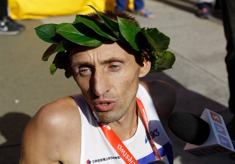 Athletics. Silesia Marathon. Taras Salo. 04.10.2015