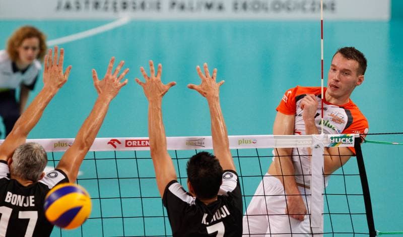 Volleyball. Sparing. Jastrzebski Wegiel - Berlin Recycling Volleys. 01.10.2014