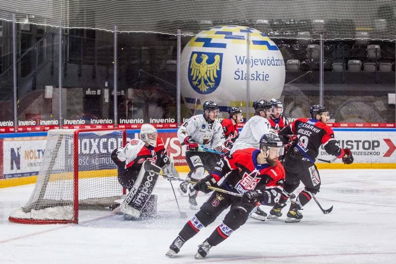 Ice Hockey. Polska Hokej Liga. GKS Tychy - STS Ciarko Sanok. 23.02.2021