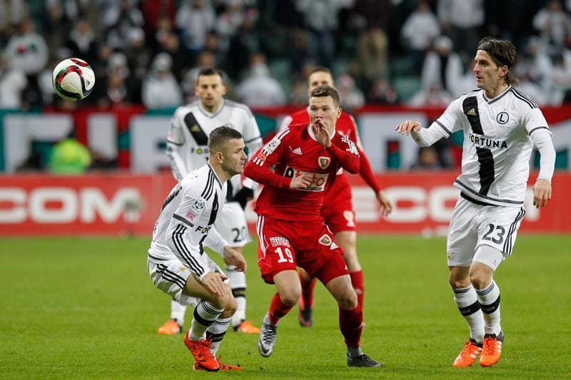 Football. PKO BP Ekstraklasa. Legia Warsaw - Piast Gliwice. 13.12.2015