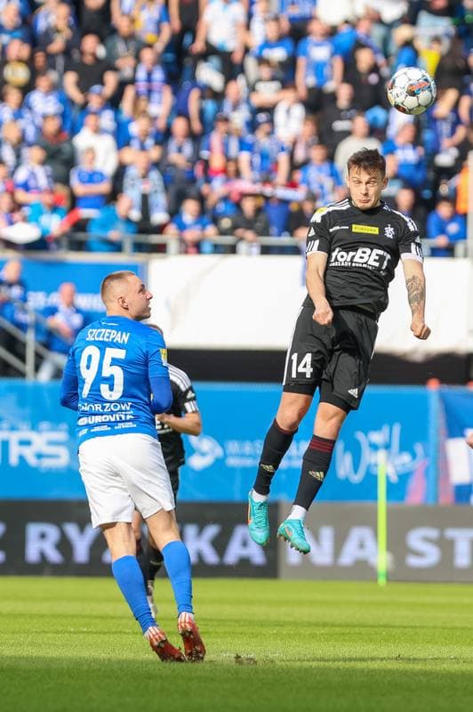 Football. Fortuna I Liga. Ruch Chorzow - LKS Lodz. 19.03.2023