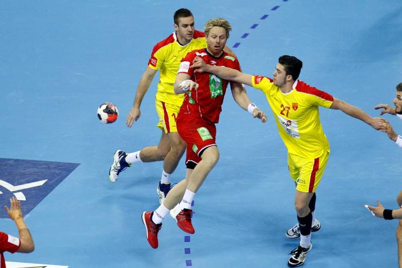 Handball. EHF Euro 2016. Macedonia - Norway. 25.01.2016