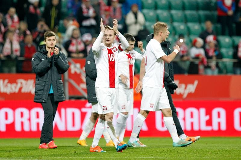 Football. International Friendly. Poland - Switzerland. 18.11.2014