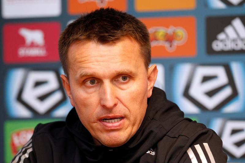 Football. Gornik Zabrze. Press Conference. 11.02.2016