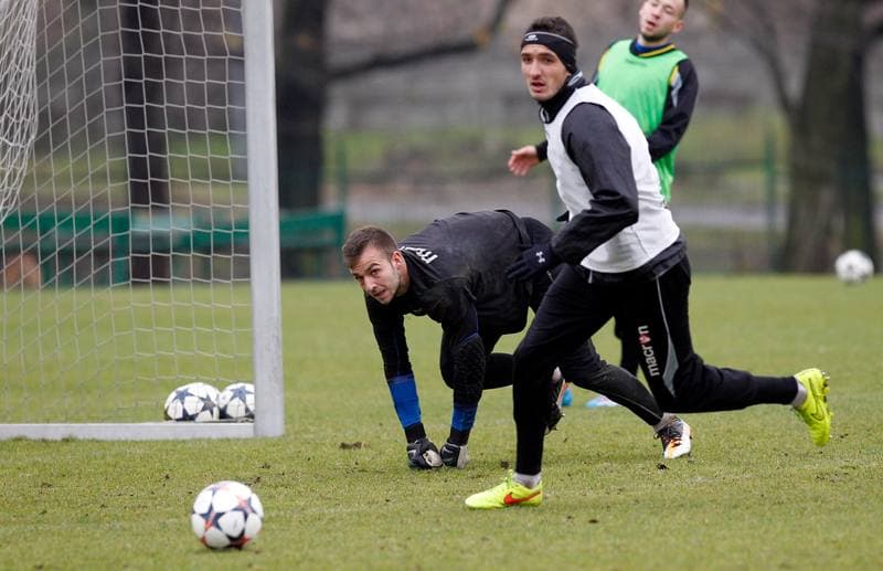 Football. GKS Katowice. Training. 12.01.2015
