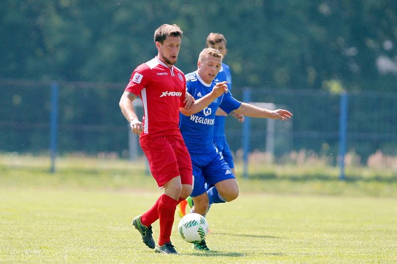 Football. Sparing. Ruch Chorzow - Rakow Czestochowa. 29.06.2016
