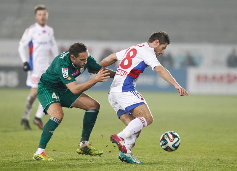 Football. T-Mobile Ekstraklasa. Gornik Zabrze - Slask Wroclaw. 28.02.2015