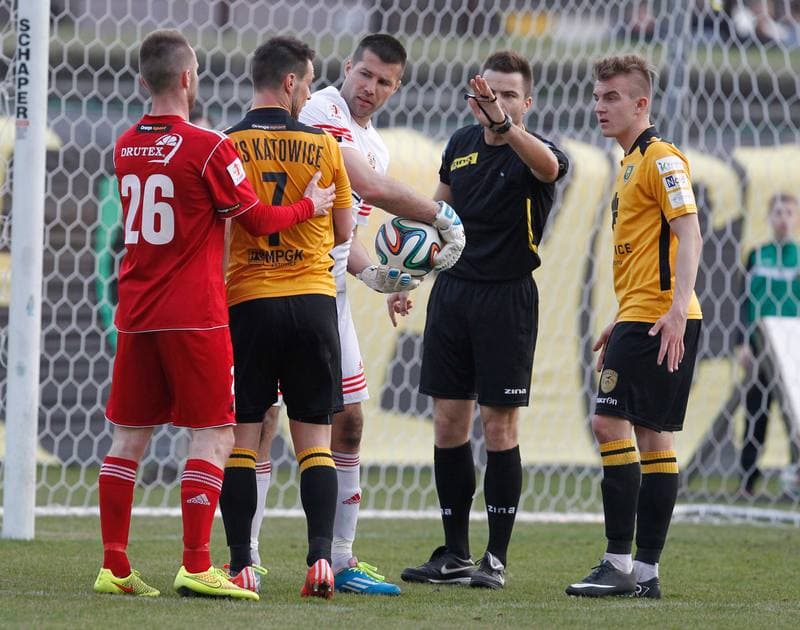 Football. I Liga. GKS Katowice - Bytovia Bytow. 11.04.2015