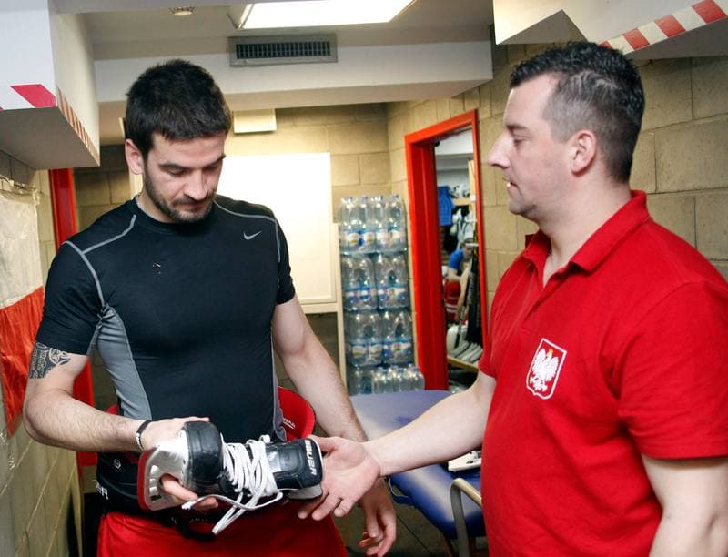 Ice Hockey. Poland national team. Training. 14.04.2015