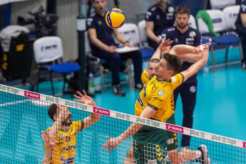 Volleyball. PlusLiga. Aluron CMC Warta Zawiercie - Indykpol AZS Olsztyn. 19.04.2023