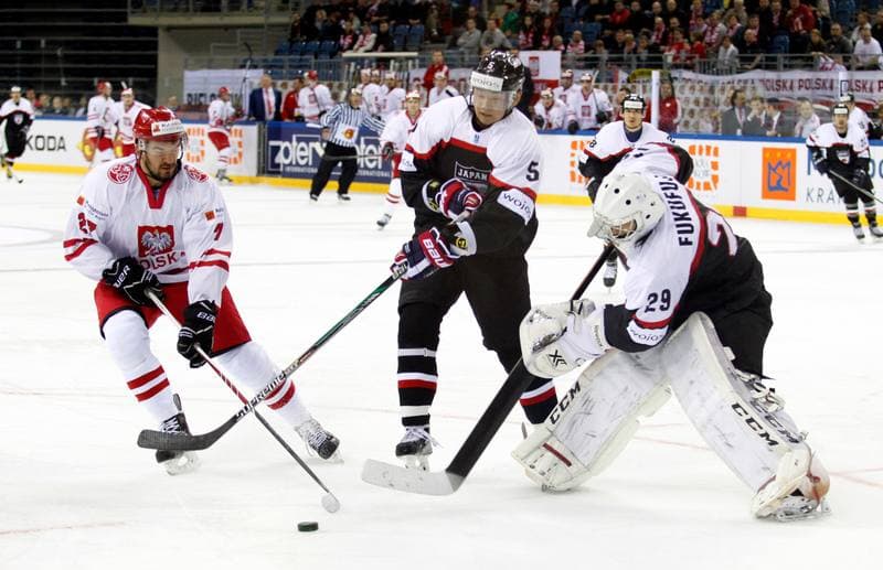 Ice Hockey. IIHF World Championship Division 1A. Poland - Japan. 20.04.2015