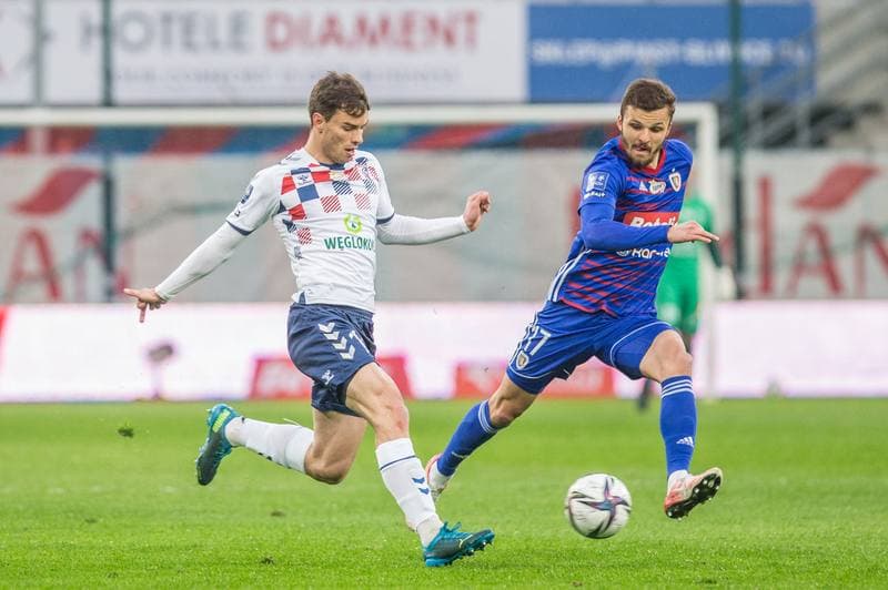 Football. PKO BP Ekstraklasa. Piast Gliwice - Gornik Zabrze. 12.04.2021