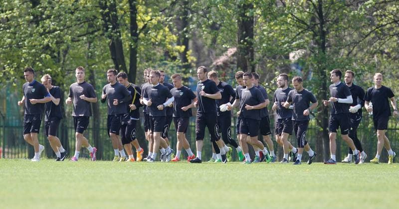 Football. T-Mobile Ekstraklasa. Wisla Krakow - Korona Kielce. 26.04.2015