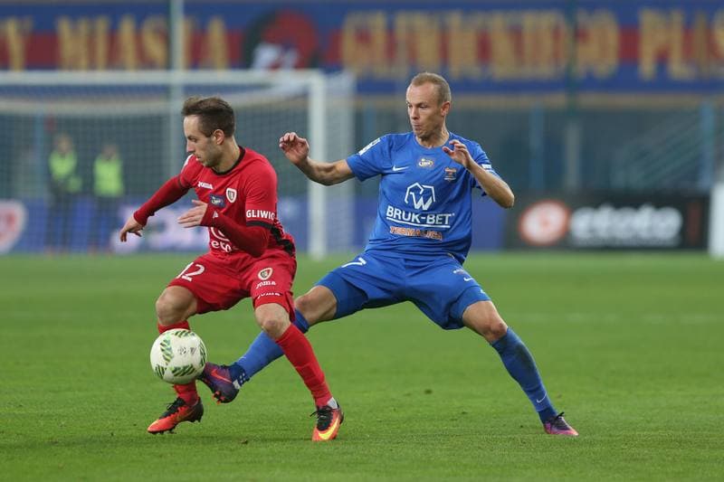 Football. Lotto Ekstraklasa. Piast Gliwice - Bruk-Bet Termalica Nieciecza. 28.10.2016