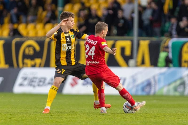 Football. Fortuna I Liga. GKS Katowice - Skra Czestochowa. 28.04.2023