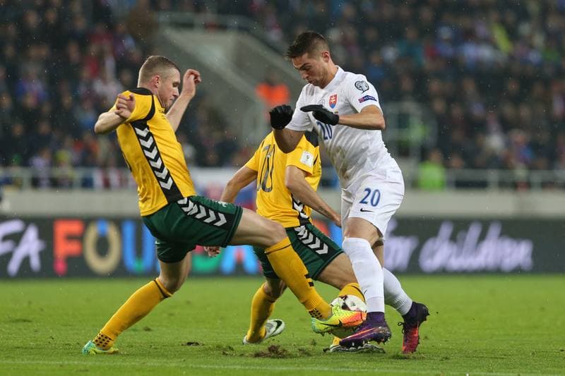 Football. World Cup Qualifiers. Slovakia - Lithuania. 11.11.2016
