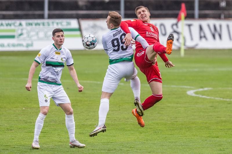 Football. Fortuna I Liga. Zaglebie Sosnowiec - GKS Belchatow. 18.04.2021