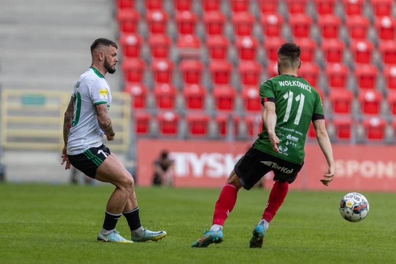 Football. Fortuna I Liga. GKS Tychy - Gornik Leczna. 29.04.2023