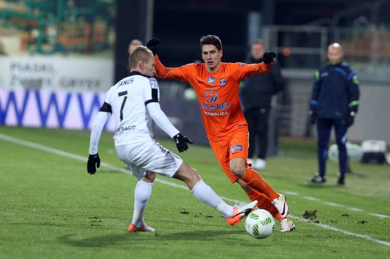 Football. Lotto Ekstraklasa. Bruk-Bet Termalica Nieciecza - Zaglebie Lubin. 02.12.2016