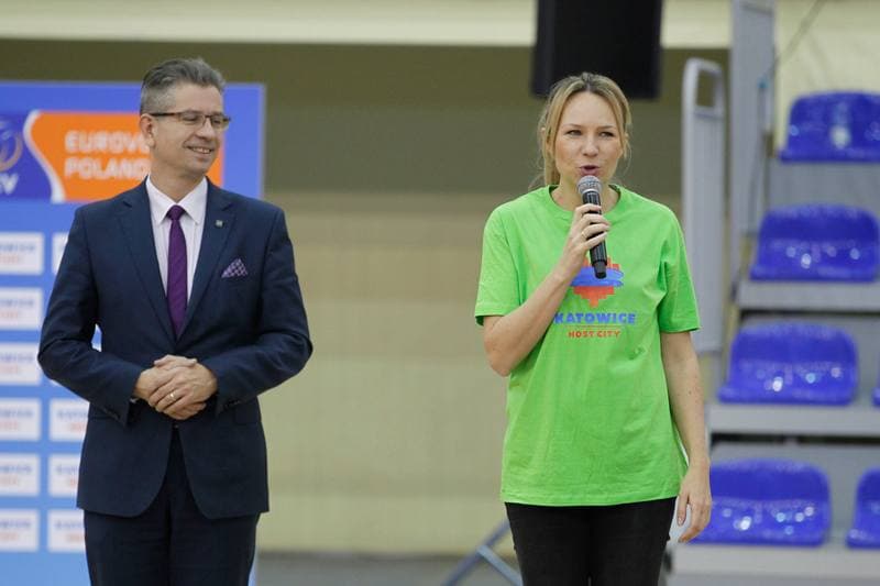 Volleyball. European Championship. Promotional Action. 05.12.2016