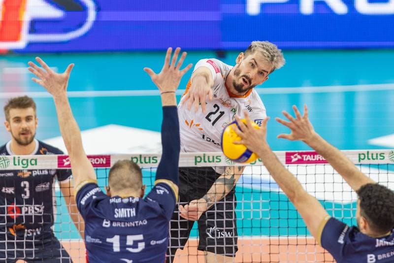 Volleyball. PlusLiga. Jastrzebski Wegiel - Grupa Azoty ZAKSA Kedzierzyn-Kozle. 03.05.2023