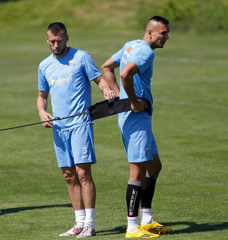 Football. Termalica Bruk-Bet Nieciecza. Training. 03.07.2015