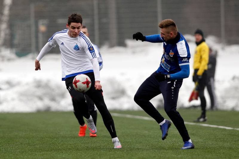 Football. Sparing. Ruch Chorzow - Odra Opole. 21.01.2017