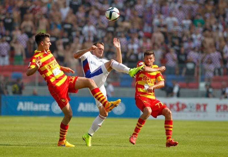Football. T-Mobile Ekstraklasa. Gornik Zabrze - Jagiellonia Bialystok. 08.08.2014
