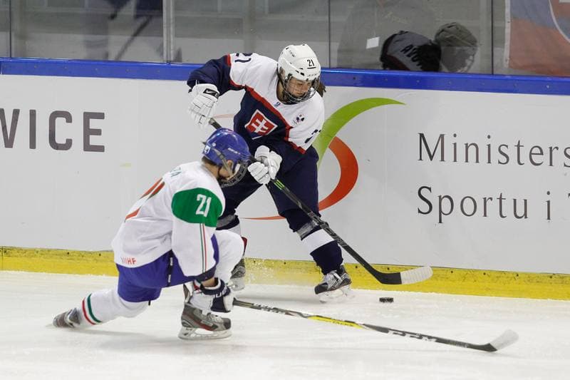 Ice Hockey. Women's World Championship. Slovakia - Italy. 09.04.2017
