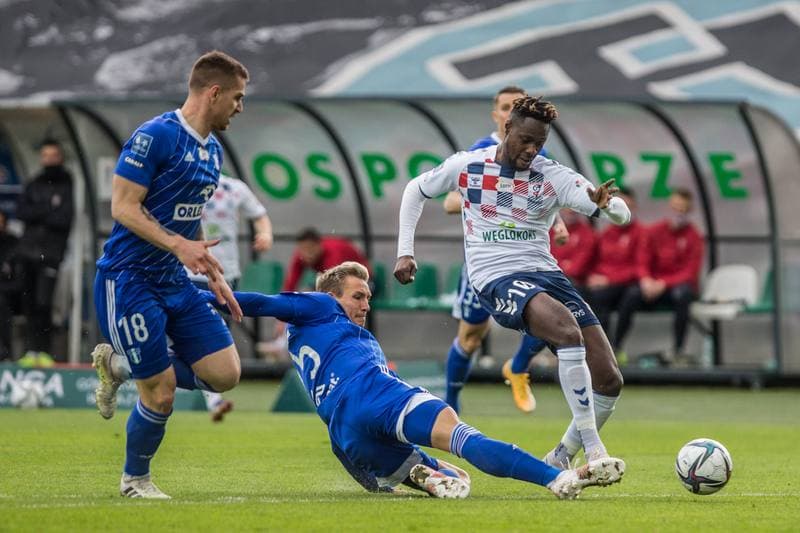 Football. PKO BP Ekstraklasa. Gornik Zabrze - Wisla Plock. 24.04.2021