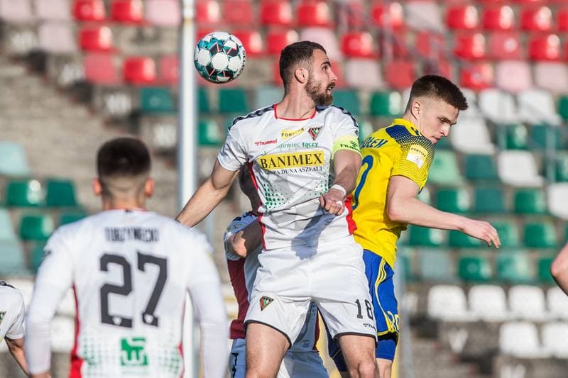 Football. Fortuna I Liga. Zaglebie Sosnowiec - Arka Gdynia. 28.04.2021