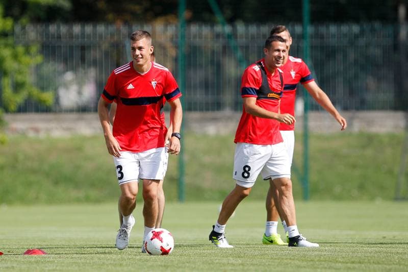 Football. Gornik Zabrze. Training. 11.08.2017