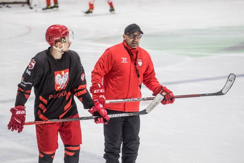 Ice Hockey. Poland national team. Training. 02.05.2021