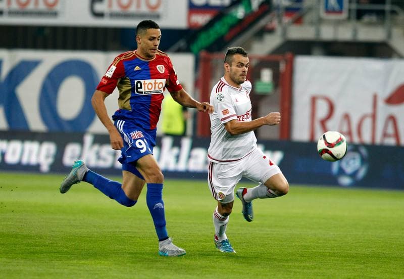 Football. T-Mobile Ekstraklasa. Piast Gliwice - Wisla Krakow. 28.11.2014