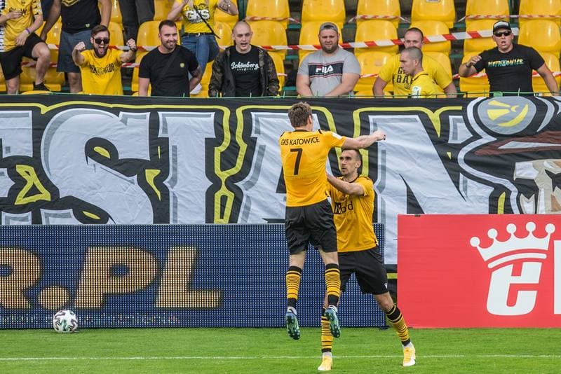 Football. eWinner II liga. GKS Katowice - Wigry Suwalki. 15.05.2021