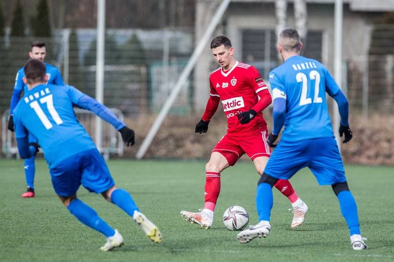 Football. Sparing. Piast Gliwice - LKS Goczalkowice Zdroj. 15.01.2022