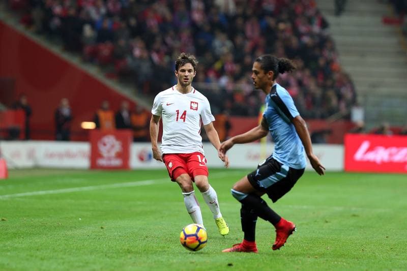 Football. International Friendly. Poland - Uruguay. 10.11.2017