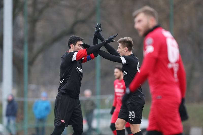 Football. Sparing. Zaglebie Sosnowiec - Cracovia Krakow. 17.01.2018