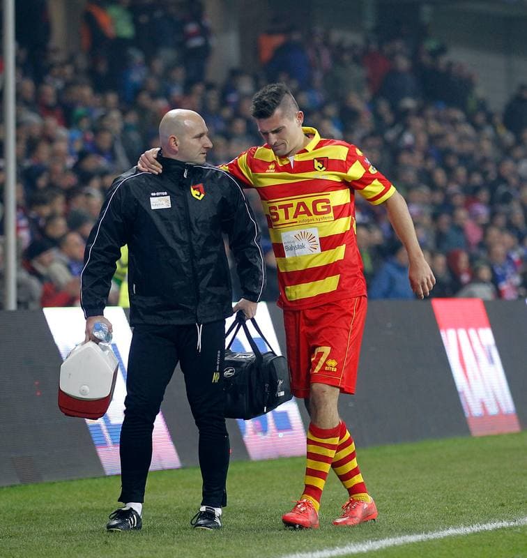Football. PKO BP Ekstraklasa. Podbeskidzie Bielsko Biala - Jagiellonia Bialystok. 02.11.2015