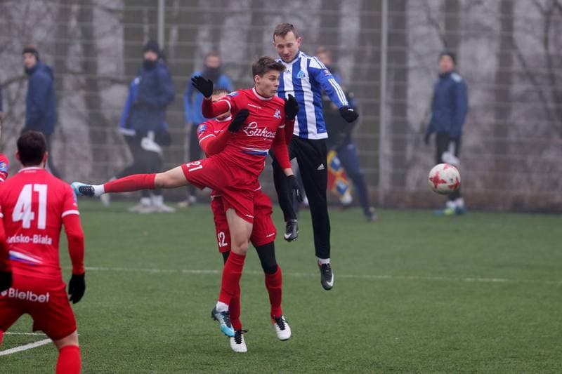 Football. Sparing. Ruch Chorzow - Podbeskidzie Bielsko-Biala. 27.01.2018