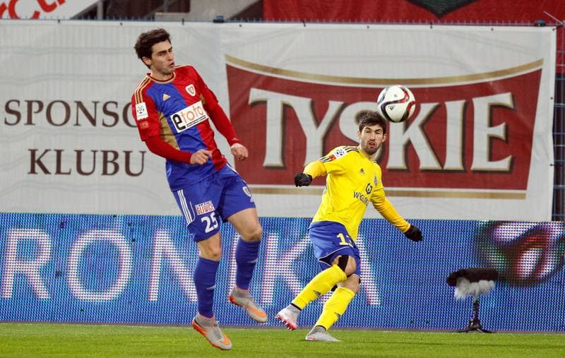 Football. PKO BP Ekstraklasa. Piast Gliwice - Ruch Chorzow. 27.11.2015