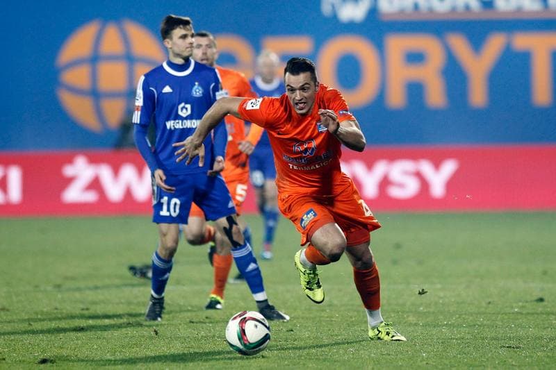 Football. PKO BP Ekstraklasa. Termalica Bruk-Bet Nieciecza - Ruch Chorzow. 19.12.2015
