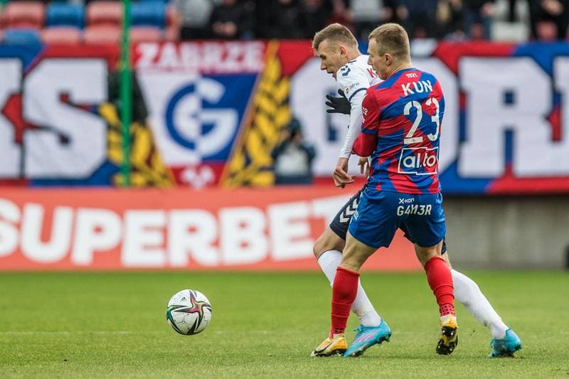 Football. PKO BP Ekstraklasa. Gornik Zabrze - Rakow Czestochowa. 20.02.2022