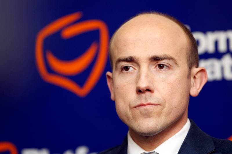 Borys Budka. Platforma Obywatelska. Press Conference. 04.01.2016